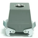RS PRO Heavy Duty Power Connector Housing Aluminium Die Cast IP65 Cable Mount 2 Lever Top Entry PG29 RS-H32B 208-4154