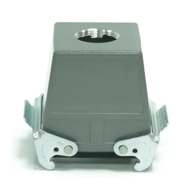 RS PRO Heavy Duty Power Connector Housing Aluminium Die Cast IP65 Cable Mount 2 Lever Top Entry PG29 RS-H32B 208-4154