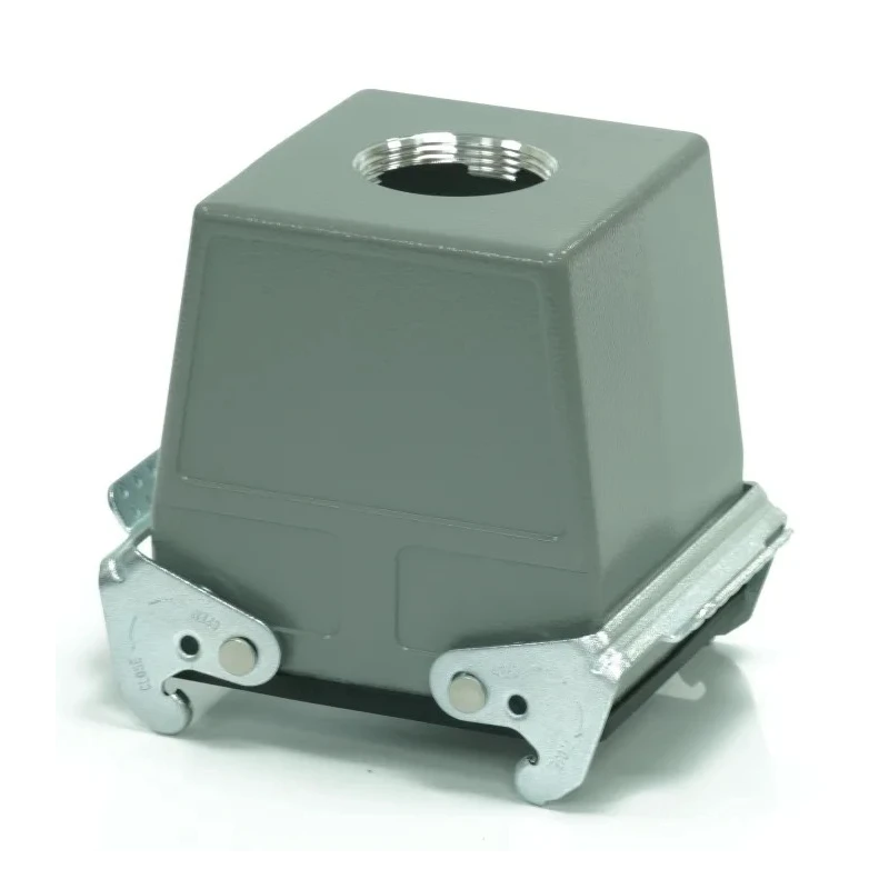 RS PRO Heavy Duty Power Connector Housing Aluminium Die Cast IP65 Cable Mount 2 Lever Top Entry PG29 RS-H32B 208-4154