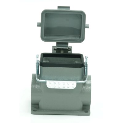 RS PRO Heavy Duty Power Connector Housing, Die Cast Aluminium, Surface Mount, IP65, Single Lever RS-H6B Range 208-4302