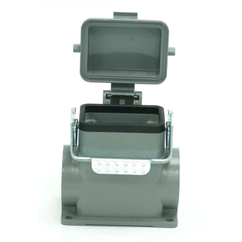 RS PRO Heavy Duty Power Connector Housing, Die Cast Aluminium, Surface Mount, IP65, Single Lever RS-H6B Range 208-4302