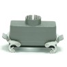 RS PRO RS-H24B Range Heavy Duty Cable-to-Cable Power Connector Housing, 2 Lever, Die Cast Aluminium, IP65, PG29, 208-3971