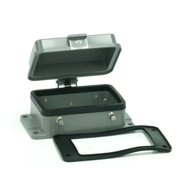 RS PRO Heavy Duty Power Connector Bulkhead Housing, Die Cast Aluminium, 4-Lever, IP65, RS-H32A Series 208-4105