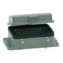RS PRO Heavy Duty Power Connector Bulkhead Housing, Die Cast Aluminium, 4-Lever, IP65, RS-H32A Series 208-4105