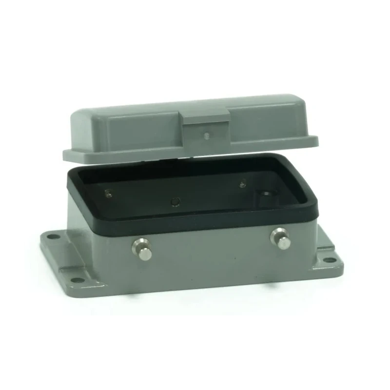 RS PRO Heavy Duty Power Connector Bulkhead Housing, Die Cast Aluminium, 4-Lever, IP65, RS-H32A Series 208-4105