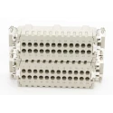 RS PRO Heavy Duty Power Connector Insert 16A 48 Contacts HE Series Male 500V Copper Alloy 208-4523
