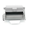 RS PRO Heavy Duty Power Connector Hood Bulkhead Housing, Die Cast Aluminium, IP65, 1 Lever, H10A Series 208-4712