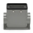 RS PRO H10B Range Heavy Duty Power Connector Housing, Surface Mount, Die Cast Aluminium, IP65, M32 Thread, 4 Levers 208-4859