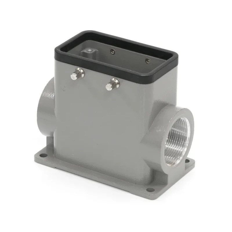 RS PRO H10B Range Heavy Duty Power Connector Housing, Surface Mount, Die Cast Aluminium, IP65, M32 Thread, 4 Levers 208-4859