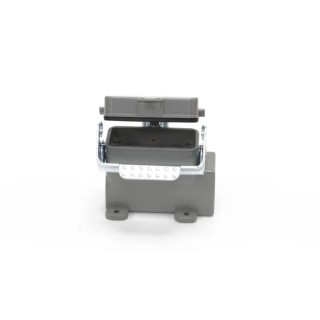 RS PRO Heavy Duty Power Connector Housing, Die Cast Aluminium, IP65, Surface Mount 1 Lever RS-H10A, 208-4720