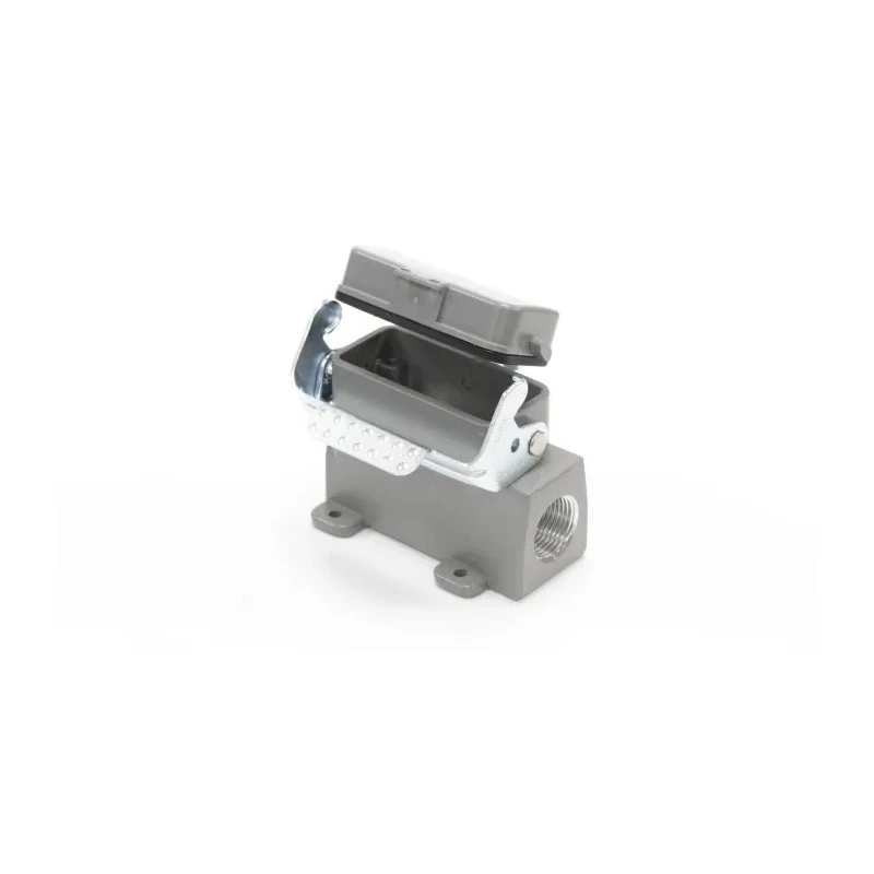 RS PRO Heavy Duty Power Connector Housing, Die Cast Aluminium, IP65, Surface Mount 1 Lever RS-H10A, 208-4720