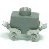 RS PRO Heavy Duty Power Connector Housing, Aluminium Die Cast, Top Mount, 2 Levers, PG16 RS-H10B Range 208-4867