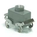 RS PRO Heavy Duty Power Connector Housing, Aluminium Die Cast, Top Mount, 2 Levers, PG16 RS-H10B Range 208-4867