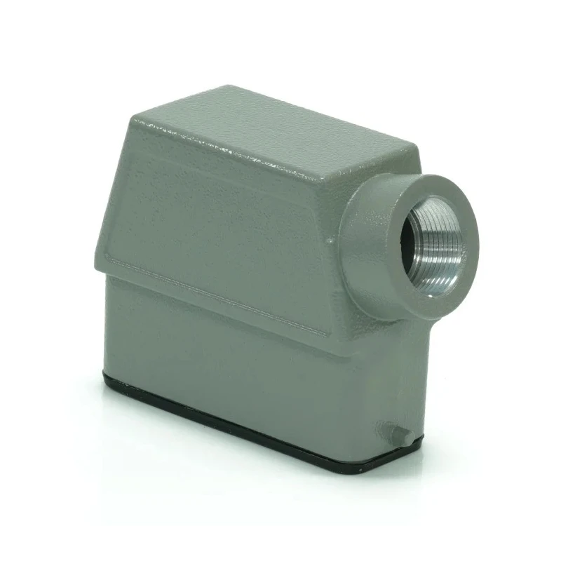 RS PRO Heavy Duty Power Connector Housing, Side Mount, Die Cast Aluminium, IP65, Connector Hood, RS-H16A, 2 Levers 208-4890