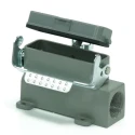 RS PRO Heavy Duty Power Connector Housing Single Lever Surface Mount Die Cast Aluminium IP65 RS-H16A Series 208-4897