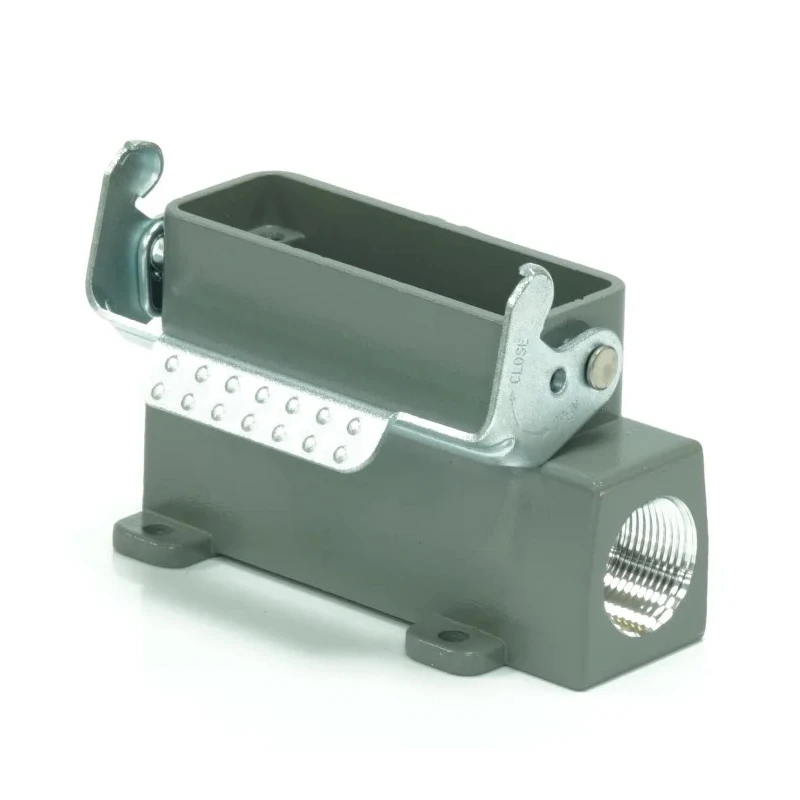 RS PRO Heavy Duty Power Connector Housing, Surface Mount, Die Cast Aluminium, IP65, Single Lever, RS-H16A Series 208-4905