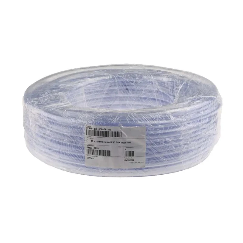 RS PRO Clear PVC Hose Pipe 25m, 4 Bar, Non-Reinforced, -15°C to 60°C, 797-366