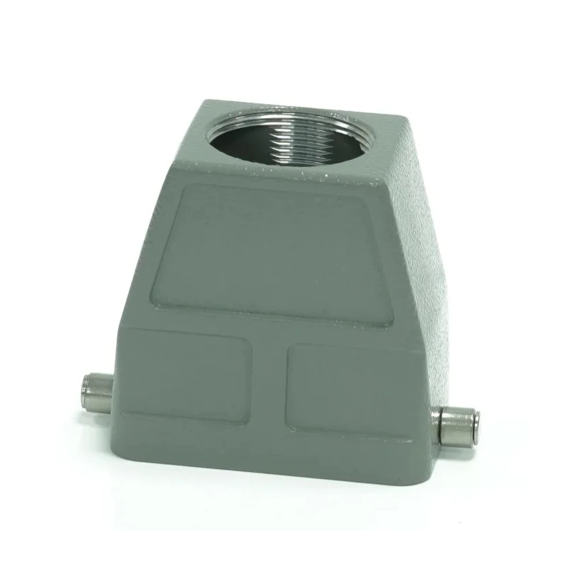RS PRO Heavy Duty Power Connector Housing, Die Cast Aluminium, Top Mount, Connector Hood, IP65, PG29, 2 Levers, 208-4875
