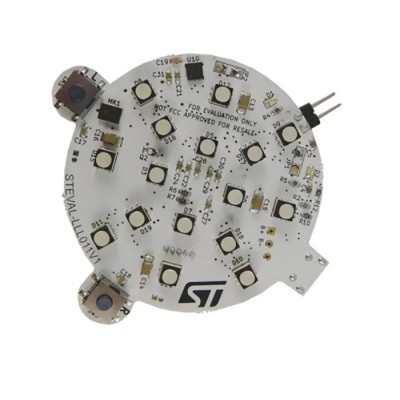 STMicroelectronics LED Evaluation Board 16 RGB LED for LED1202, Programmable, STM32L073, Battery or USB Power STEVAL-LLL011V1