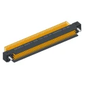 Amphenol Socapex HDAS Series Right Angle PCB Header, 253 Contacts, 4 Row, 1.91 mm Pitch, Shrouded, HDASF253YC-000