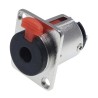 RS PRO Jack Connector 6.35 mm Panel Mount Female 3 Stereo, 3A, Solder, Silver, Zinc Alloy 208-5178