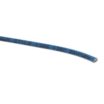 TE Connectivity FlexLite Series Blue Equipment Wire, 17 AWG, 19 x 0.25 mm, Single Core, Polyolefin, 100 m FLT0111-1.00-6
