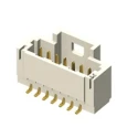 Samtec Right Angle Surface PCB Header, Shrouded, 30 Contacts, 2 mm Pitch, 2 Rows, 3.3A, 250V T1M-15-F-SH-L-K