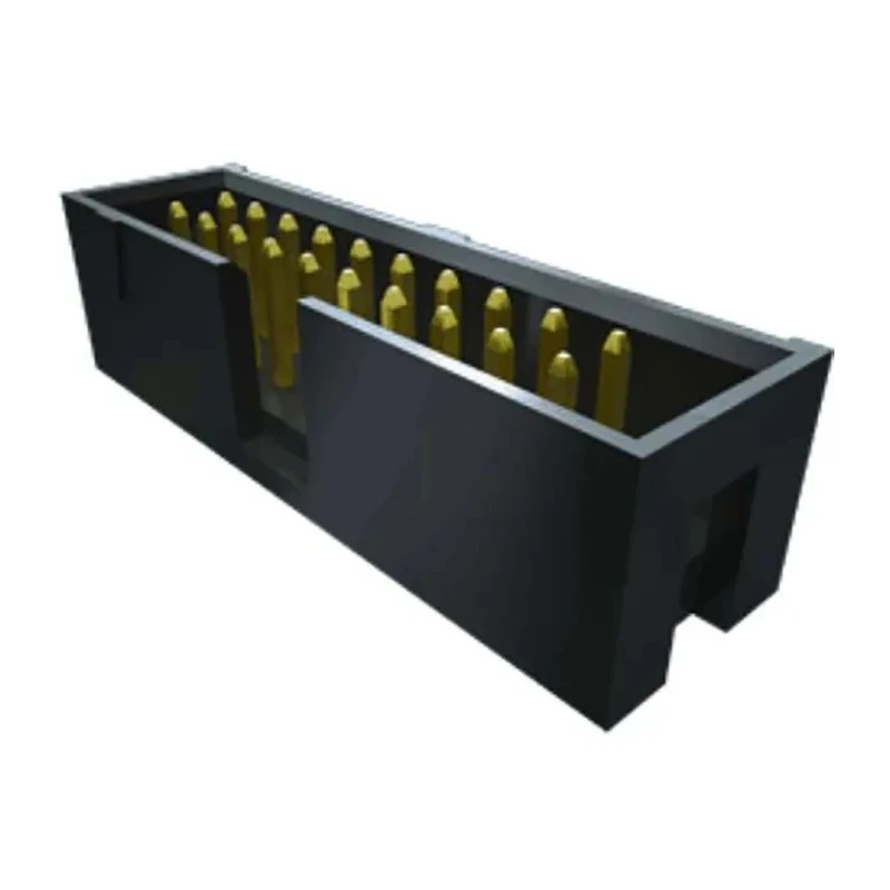 Samtec TST Series Straight Through Hole PCB Header, 2.54 mm Pitch, 10 Contacts, 2 Row, Shrouded, 3.4A TST-105-01-F-D