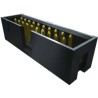 Samtec TST Series Straight Through Hole PCB Header, 2.54 mm Pitch, 10 Contacts, 2 Row, Shrouded, 3.4A TST-105-01-F-D