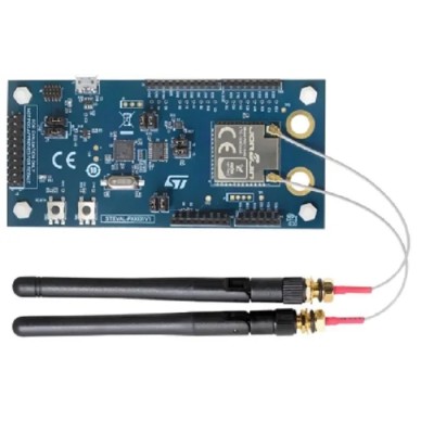 STMicroelectronics Dual Radio BLE and Sub-1 GHz Development Kit, WS2118-00 Bluetooth, Sigfox, Sub-1GHz, STEVAL-FKI001V1