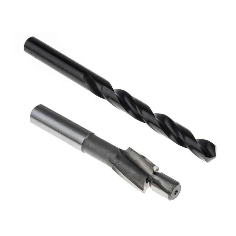 RS PRO Counterbore and Pilot Drill Set, M3 to M10, High-Speed Steel, 12 Pieces, Model 132-019