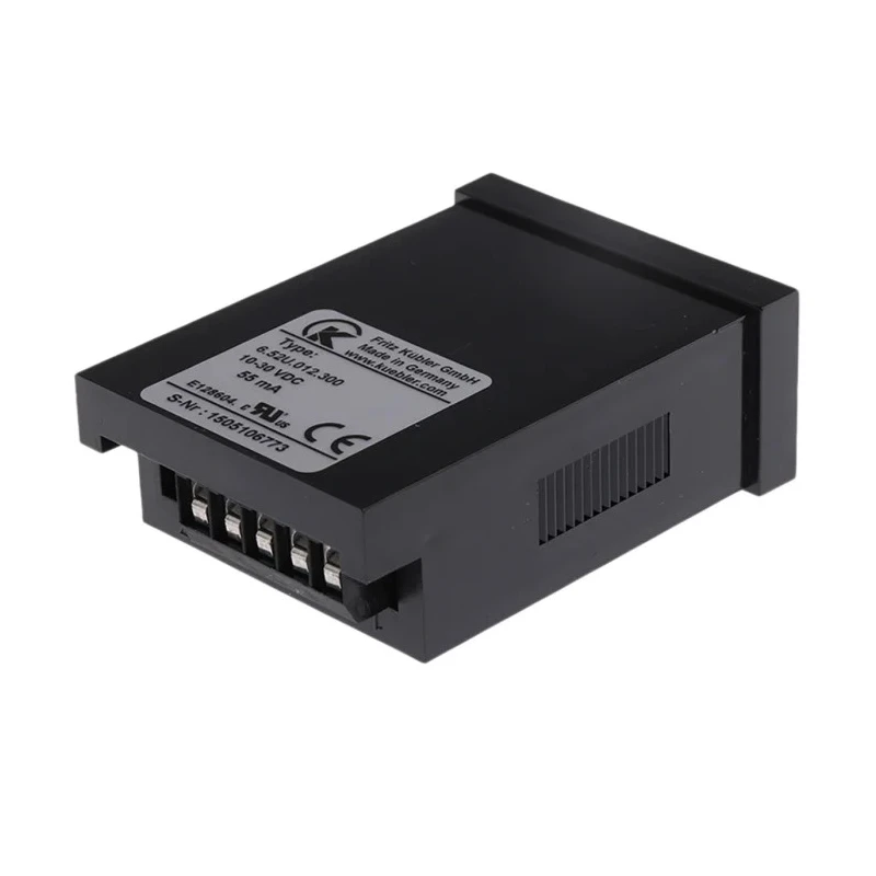 Kubler CODIX 52U Panel Mount Counter 6-Digit LED, 60 kHz, 30V DC, Model 6.52U.012.300