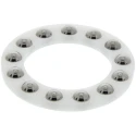 BNL 1 Row Thrust Ball Bearing, Acetal Races, Carbon Chrome Balls, 27.3 mm ID, 41 mm OD, 51105M/6N/D