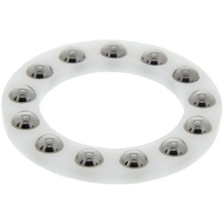 BNL 1 Row Thrust Ball Bearing, Acetal Races, Carbon Chrome Balls, 27.3 mm ID, 41 mm OD, 51105M/6N/D