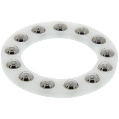 BNL 1 Row Thrust Ball Bearing, Acetal Races, Carbon Chrome Balls, 27.3 mm ID, 41 mm OD, 51105M/6N/D