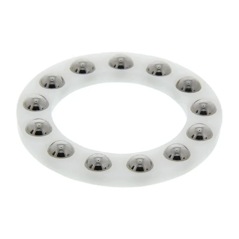 BNL 1 Row Thrust Ball Bearing, Acetal Races, Carbon Chrome Balls, 27.3 mm ID, 41 mm OD, 51105M/6N/D