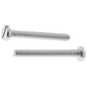 RS PRO Slot Pan Stainless Steel Machine Screw, M3 x 25 mm, A2 Grade, Slotted Drive, DIN 85, Pan Head 130-612