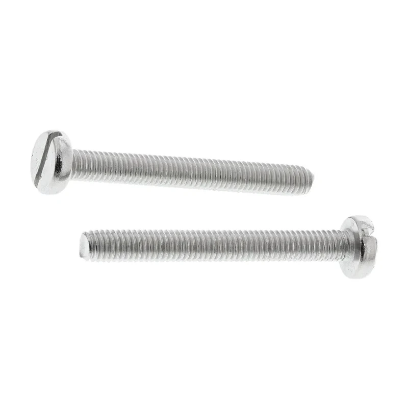 RS PRO Slot Pan Stainless Steel Machine Screw, M3 x 25 mm, A2 Grade, Slotted Drive, DIN 85, Pan Head 130-612