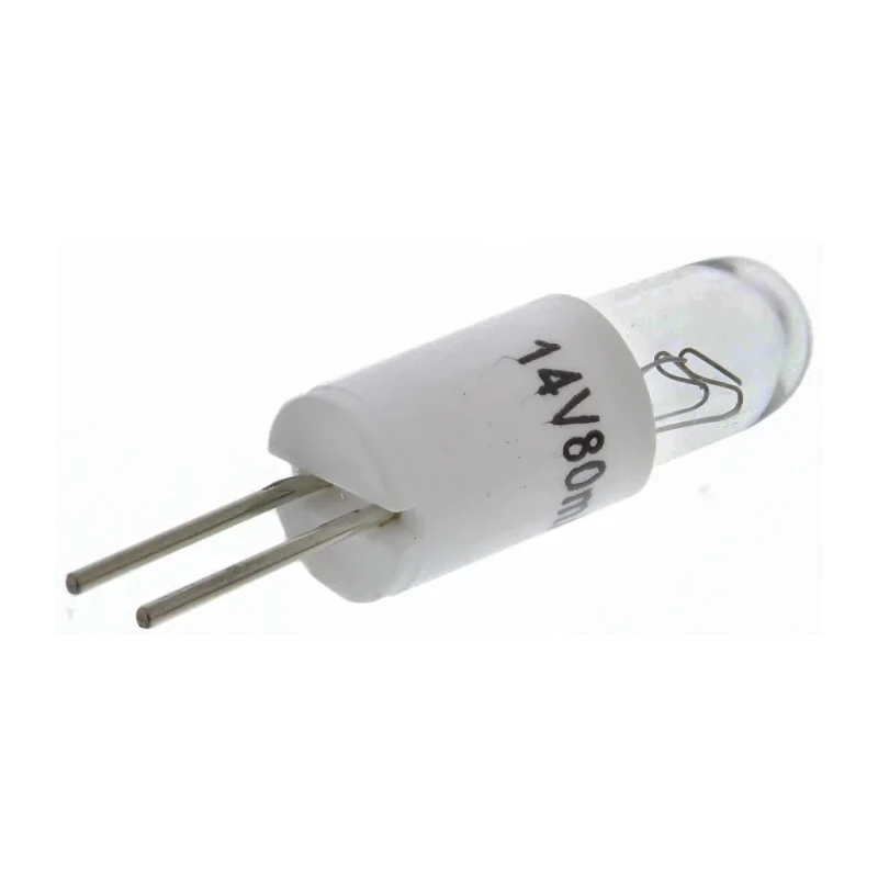 RS PRO BI-Pin Indicator Light, Clear Lens, 14V, 80mA, T1 1/4, 1000h Lifespan 105-231