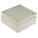 RS PRO ST Series Steel Junction Box Grey 200 x 200 x 80 mm IP66 IECEx - IP66