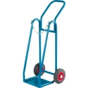 RS PRO Medium Duty Tubular Steel Cylinder Truck 150 kg Load, 200 mm Wheel, Tubular Steel Frame 134-257