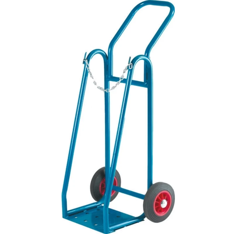 RS PRO Medium Duty Tubular Steel Cylinder Truck 150 kg Load, 200 mm Wheel, Tubular Steel Frame 134-257