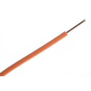 RS PRO H07V-U Series Orange Hook Up Wire 1.5 mm², 0 AWG, 100 m, Polyvinyl Chloride 139-060