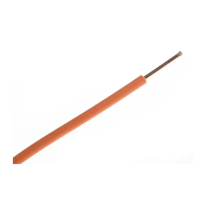 RS PRO H07V-U Series Orange Hook Up Wire 1.5 mm², 0 AWG, 100 m, Polyvinyl Chloride 139-060