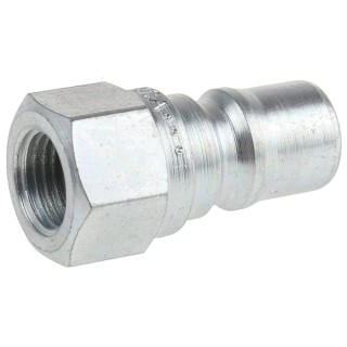Parker Steel Hydraulic Quick Connect Coupling Male G 1/4 in 35 MPa H2-63-BSPP