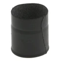 TE Connectivity Straight Heat Shrink Boot, Adhesive Backing, Fluid Resistant Elastomer, 17 mm Black 202K111-25/225-CS-2065-0
