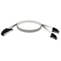 Schneider Electric Modicon X80 Series Cordset for Use with Modicon M340, 40-Way HE10, Preformed, 0.5 m BMXFCC053
