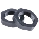 RS PRO Black Nylon Cable Gland Locknut PG13.5 Thread 127-423