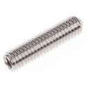 RS PRO Stainless Steel Grub Screw M3 x 12 mm, Plain Cup, DIN 916, Hex Socket, A2 304, 137-736