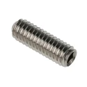 RS PRO Stainless Steel Grub Screw M4 x 12 mm Plain Cup, Hex Socket Set, DIN 916, A2 304 137-764